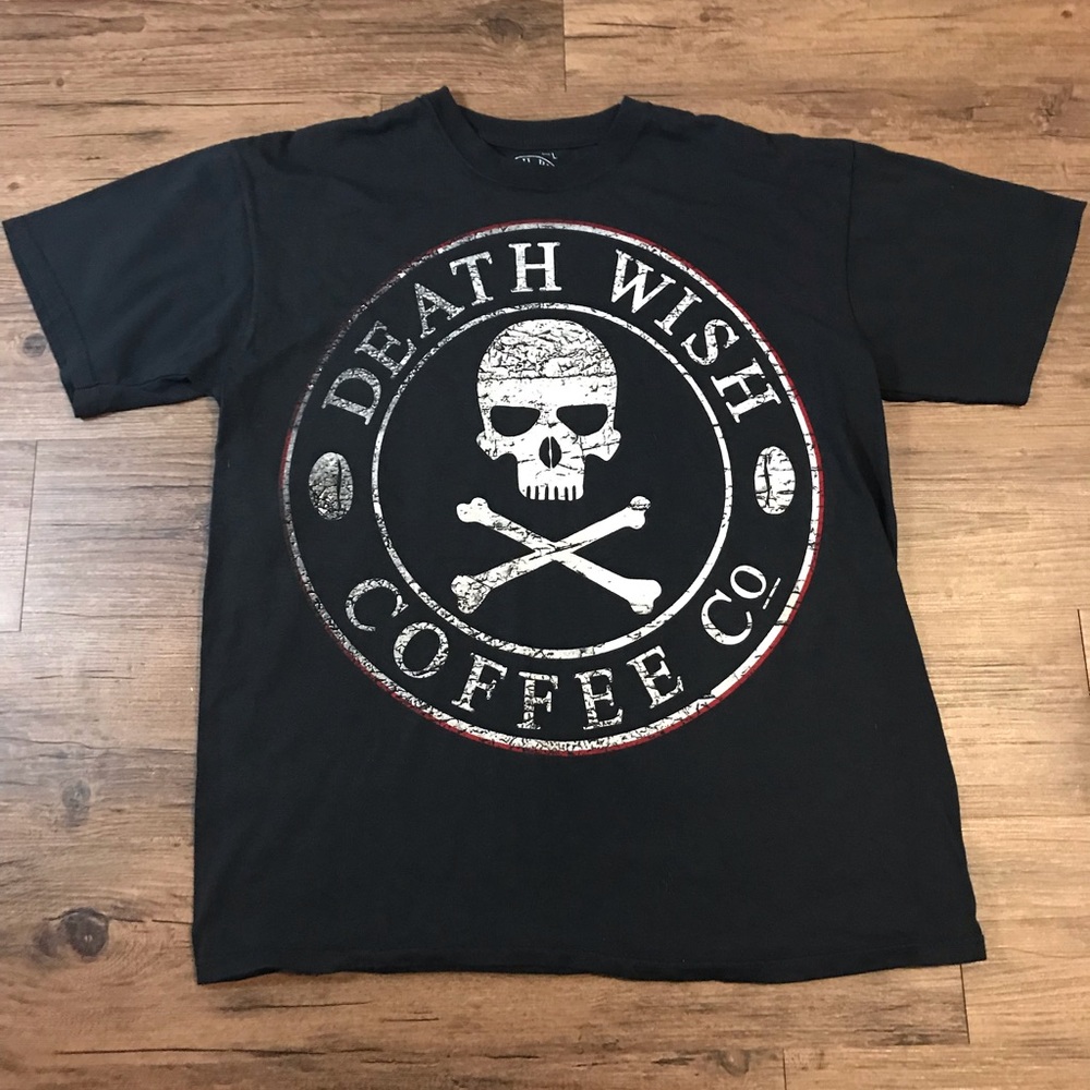 Death Wish Coffee Co. T-shirt SIZE: L